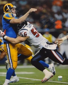Brian Cushing Autographed 16x20 Tackling Rams QB Photo- JSA Authenticated - Picture 1 of 7