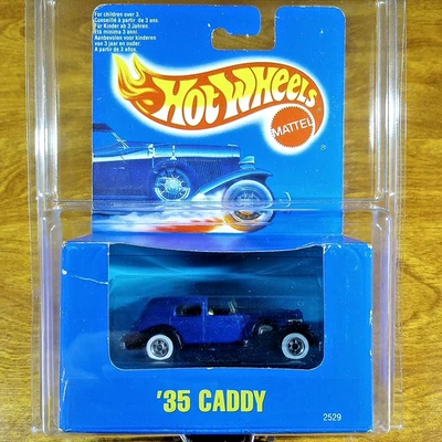 Hot Wheels International Blue Card '35 Caddy Blue Whitewall WW Malasia 1991 Foto 1 de 3