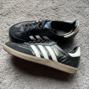 Adidas Samba OG Men’s 5.5 Women’s 7 Black White Gum G17100 - Picture 1 of 5