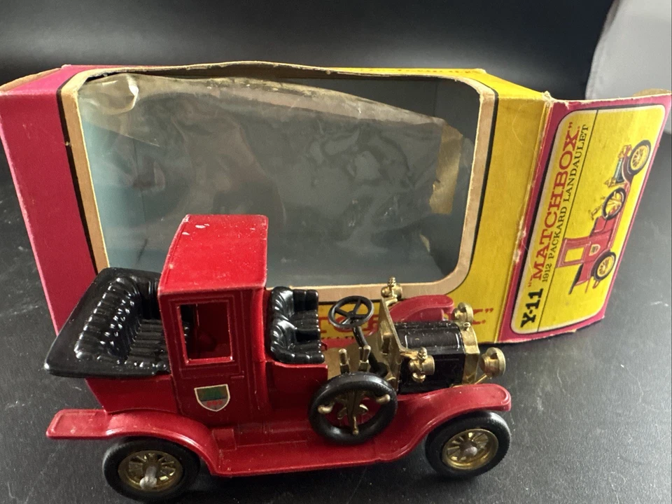 Vintage 1960s Matchbox Lesney Y-11 Models of Yesteryear 1912 PACKARD LANDAULET - Image 1 of 4