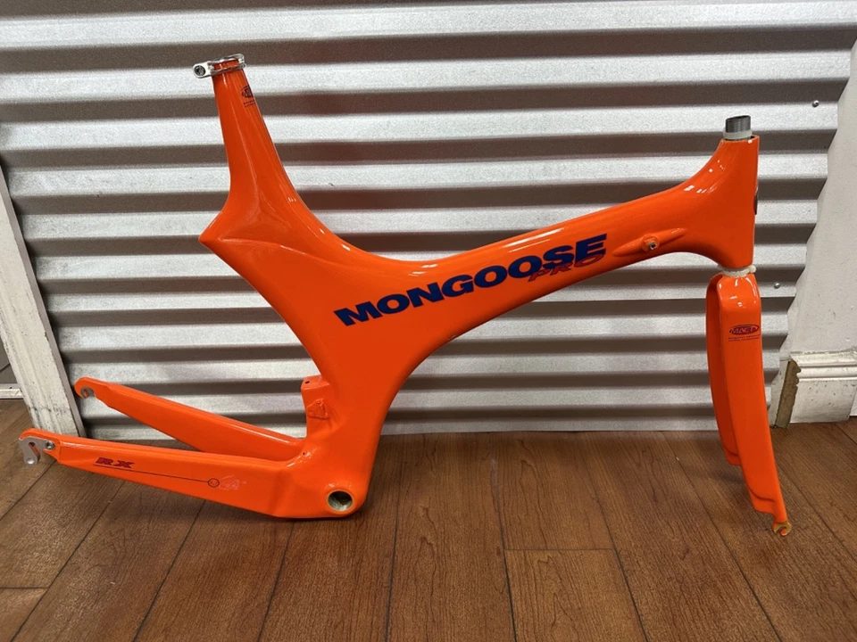 Cuadro NOS Mongoose Pro RX 9.7 Carbono Vintage Naranja 700C 2X 59cm 1 X 53cm Foto 1 de 4