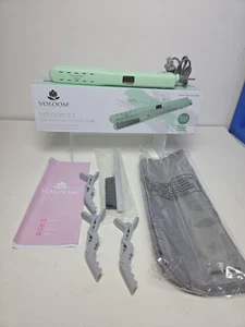 Voloom Rootie 2.0 3/4" Profesional Cabello Voluminizador Plancha Peinado Verde - Imagen 1 de 3
