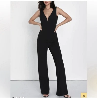 Mono negro sin mangas LULUS Alluring Essence XS NUEVO CON ETIQUETAS Foto 1 de 4