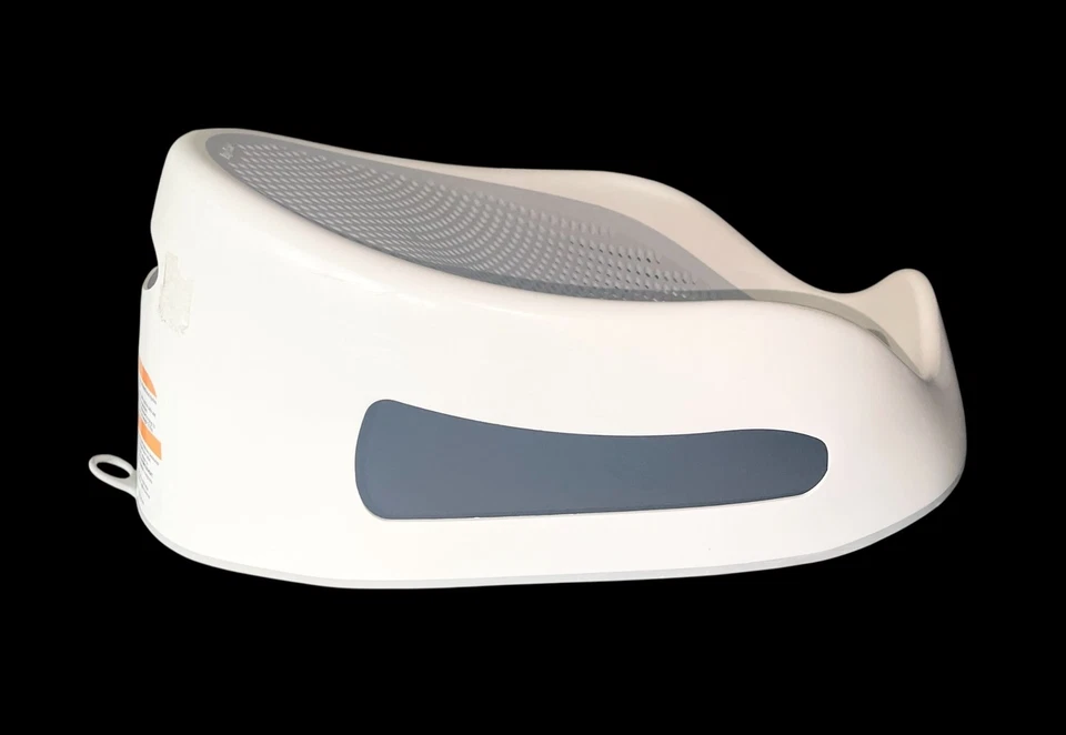 Asiento de soporte de baño para bebé Angelcare blanco gris bebé recién nacido ayuda para bañera buen estado Foto 1 de 4