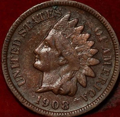 1908-S San Francisco Mint Indian Head Cent - Image 1 of 2
