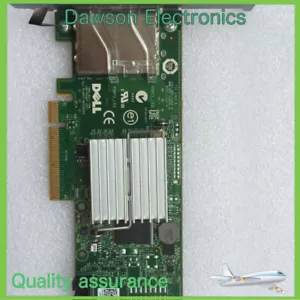 Dell H200E 6Gb/s PCIe SAS HBA 2 Port Ext SFF-8088 12DNW LSISAS2008=LSI 9200-8E - Picture 1 of 3