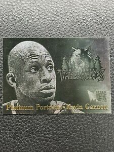 1996-97 Fleer Metal Kevin Garnett Platinum Portraits Timberwolves