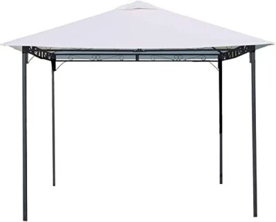 Gazebo Style VERDELOOK Ferro Verniciato con Copertura bianca 3X3 Metri - Immagine 1 di 2