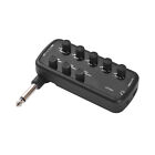 Mini Electric Guitar Headphone Amplifier Amp 3 Built-In Speaker Simulations J1W0