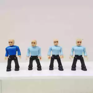 Mega Construx Bloks CAT Workers Set Building Action Figure Model Doll Toy 4x - Picture 1 of 1