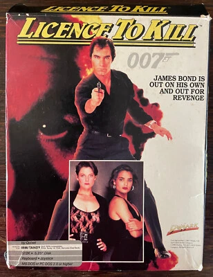 RARE "LICENCE TO KILL" 1989 5½ floppy disks by DoMark™ & Brøderbund® - Image 1 of 4