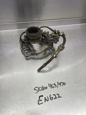 82 83 84 85 Ski Doo Formula Safari 467 470 Conjunto de válvula giratoria de aceite de carburador único Foto 1 de 4