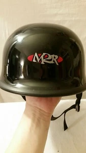 Older M2R motorcycle helmet size large black DOT half helmet in good shape! - Picture 1 of 7