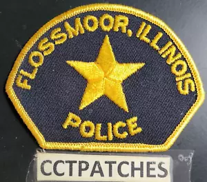 FLOSSMOOR, ILLINOIS POLICE SHOULDER PATCH IL - Picture 1 of 2