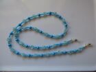 Beaded Spectacles/Sunglasses Chain - Turquoise Coloured Beads