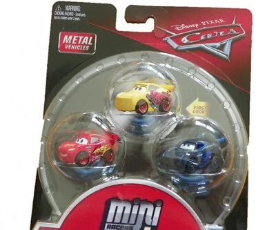 Disney Pixar Mini Racers Cars 3 Series Metal Vehicles Collection Poster McQueen - Image 1 of 4