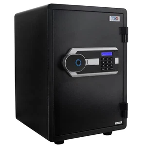 Digital Biometric Fireproof Waterproof Safe Box for Home Office Cash Jewelry - Picture 1 of 8