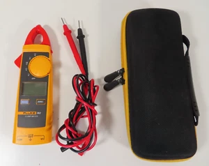 Fluke 362 Handheld Digital Clamp Meter AC/DC Current Voltage w/ Leads and Case - Picture 1 of 9