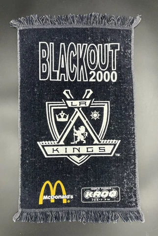 Los Angeles KINGS BLACKOUT 2000 LA Kings Rally Towel 11" x 19" Cover