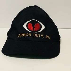 Gorra de béisbol negra unisex de carbono Cnty County PA talla única ajustable con cierre a presión - Imagen 1 de 6