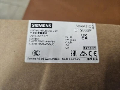 Siemens Simatic 6ES7 512 1SM03 0AB0 CPU Neu - Bild 1 von 2