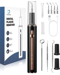 Plaque Remover for Teeth, Teeth Cleaning Kit with Ultrasonic Tooth Cleaner an... - Picture 1 of 8