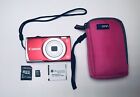 Tested Canon PowerShot A2500 Digital Camera 16MP 5x Optical Zoom HD Video Red