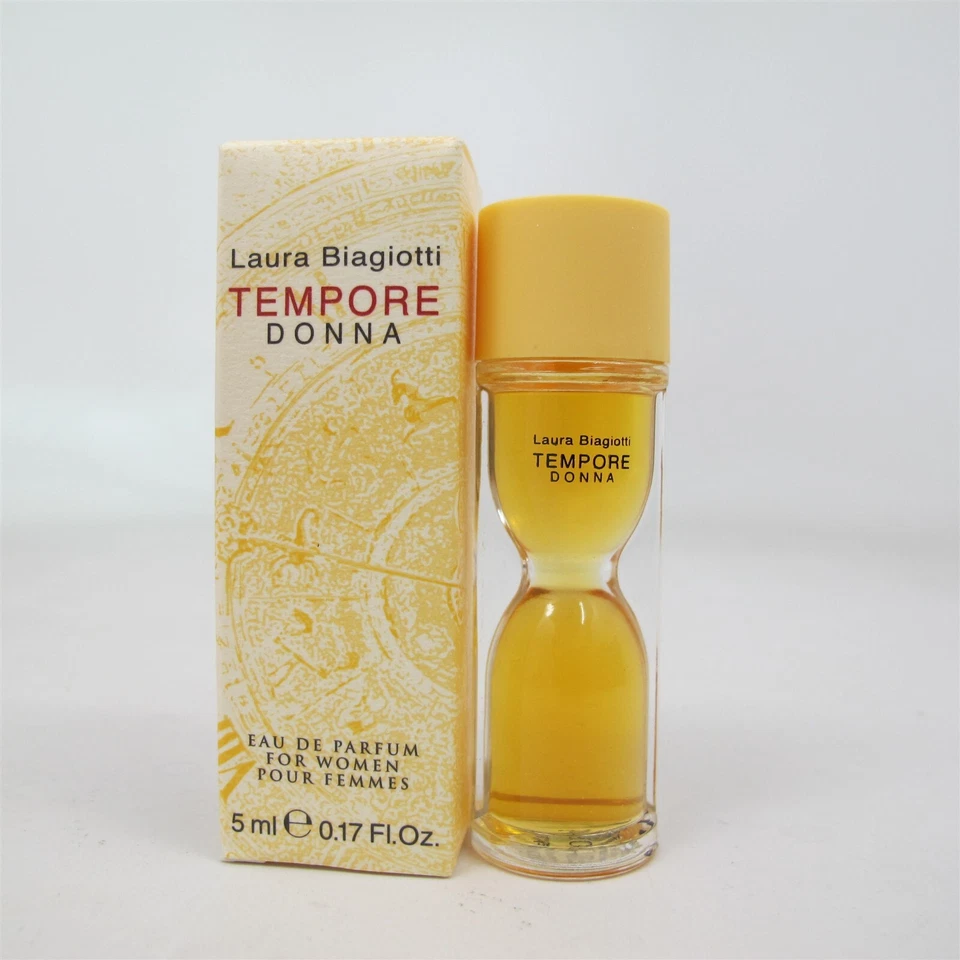 Tempore Donna por Laura Biagiotti 5 ml/0,17 oz Eau de Parfum Miniatura Nuevo en Caja Foto 1 de 1