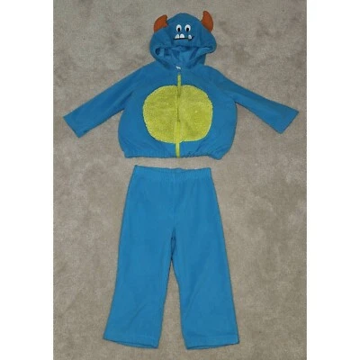 Carter's Blue Monster Halloween Costume Baby 24 Months Alien Jacket Pants - Image 1 of 4