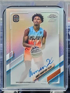 2021-22 Topps Chrome OTE Basketball Amen Thompson #CA-AT1 RC Refractor Auto - Picture 1 of 2