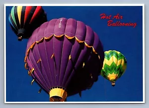 Postkarte Vintage Transport Heißluftballons Ballonfahrt 4x6 - Bild 1 von 2