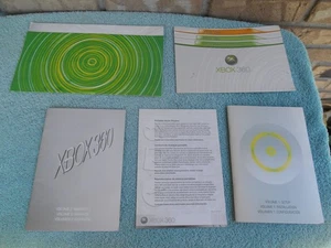 VINTAGE MICROSOFT XBOX 360 INSTALLATION GUIDE, WARRANTY INFO & PAPERWORK ONLY! - Picture 1 of 13