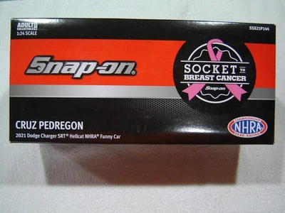 AutoWorld 1/24 比例 2021 NHRA 道奇充电器 SRT HELLCAT”SNAP-ON“Cruz Pedregon — 第 1/4 张图片