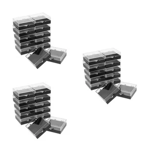 Set of 3 Badge Plastic Box Pin Display Stand Brooch Collection Storage Holder - Picture 1 of 7