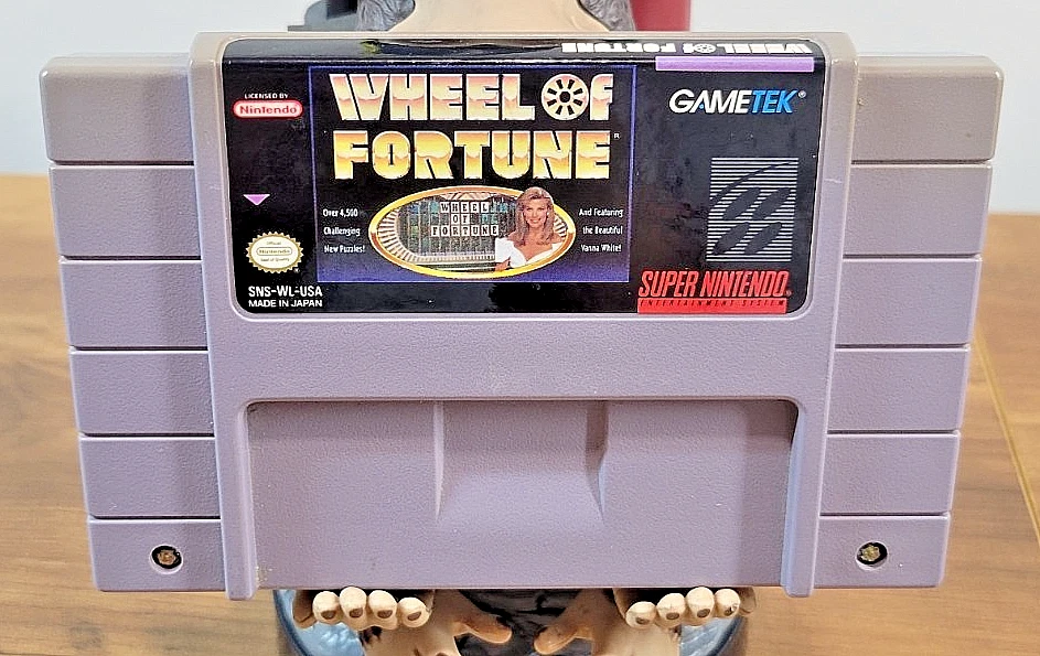 Nintendo SNES Wheel of Fortune - CART ONLY *Tested & Works* - Image 1 of 4
