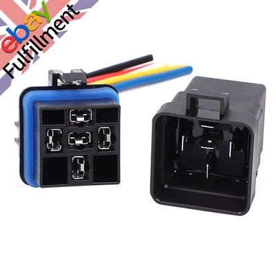 SPDT 5-Pin 12V 40A Automotive Waterproof Relay Kit For Boat Auto Car Accessories - Image 1 of 4