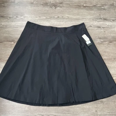 Z from Zenobia Midi Flare Skirt Womens 20 Black Lightweight Silk Lined New - Image 1 of 4