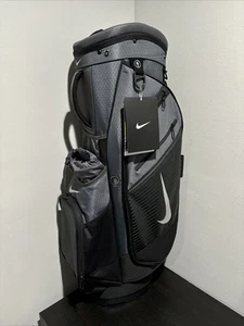 Nike Sport III Cart Lightweight Gray/Black Striped Golf Bag 14 Dividers NEW NWT - Picture 1 of 16
