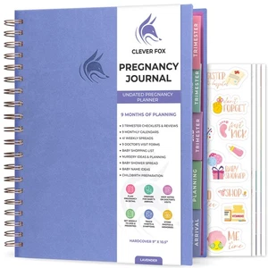Schwangerschaftstagebuch & Erinnerungsbuch - Schwangerschaftsplaner & Notizbuch zum Erwarten... - Bild 1 von 6