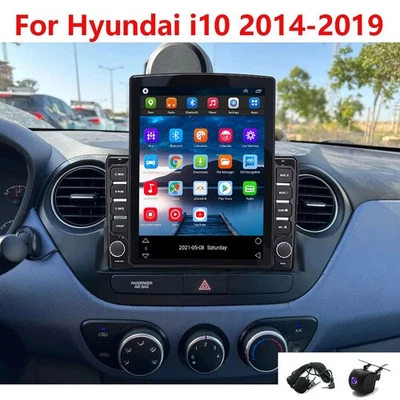 Radio estéreo 9,7" para Hyundai Grand i10 2014-2019 Carplay Android 15 GPS FM 64 GB Foto 1 de 4