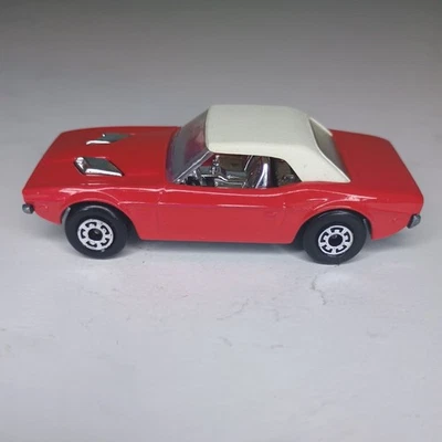 1975 Matchbox Lesney Superfast #1 Dodge Challenger Red White Chrome CLEAN - Image 1 of 4
