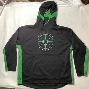 Oregon Ducks Hoodie Herren 2XL schwarz grün NCAA Basketball Nike Dri Fit Pullover - Bild 1 von 9