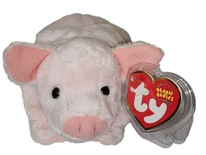 Ty Beanie Baby - LUAU the 2004 Pink Pig (6 Inch) NEW MWMTs Stuffed Animal Toy - Picture 1 of 12