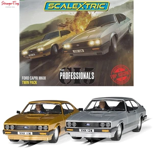 Scalextric FORD CAPRI 1/32 THE PROFESSIONALS CAPRI TWIN PACK C4642 - Picture 1 of 14