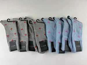 J. Crew leichte Hosensocken für Herren - Kirschen & Flamingos - 8 Paar. " - Bild 1 von 5