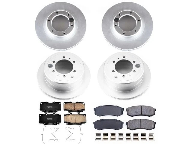 Kit de pastillas de freno y rotor delanteras y traseras para Lexus LX450 MW617GR 1996-1997 Foto 1 de 1