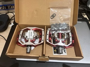 Nukeproof Horizon CL Cro-Mo DH Clipless Pedals β Red β Brand New - Picture 1 of 7