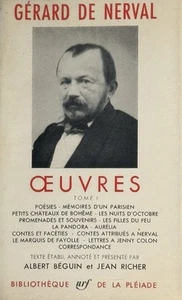 Rare 1960 Gerard De Nerval Oeuvres Volume 1 Gallimard NRF Book DJ - Picture 1 of 17