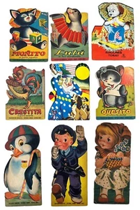 Lot 9 Spanish Children Books, Different Conditions 1950's-1960's, Minor Defects - Picture 1 of 9