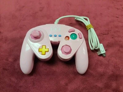 Nintendo Wii/Wii U Princess Peach Controller Fight Pad Super Smash Bros Tested - Image 1 of 4